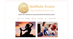 Desktop Screenshot of isvara.com.br